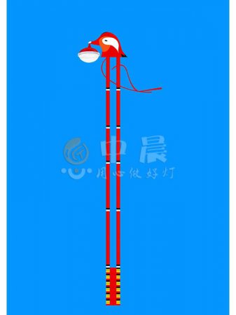 民族特色路燈-飛鳥(niǎo)（市電太陽(yáng)能雙用）