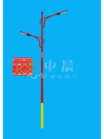 民族特色路燈-錦繡（市電太陽(yáng)能雙用）